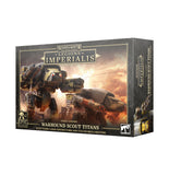 Warhammer Legions Imperialis: Warhound Scout Titans with Turbo Laster Destructors and Vulcan Mega-Boulters
