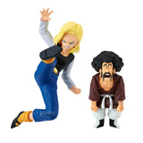 Scale Statue Match Makers ANDROID 18 VS MR. SATAN