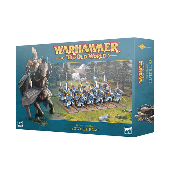 Warhammer High Elf - 4 Casques Et Embouts D'épée En Métal - Non Assemblés