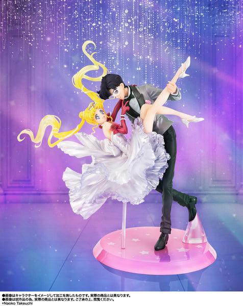 Scale Statue Figuarts Zero chouette Usagi & Tuxedo Mask [Moonlight Glo ...