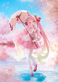 Scale Statue Miku Sakura Dress Ver. AMP+
