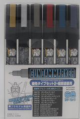 gunpla Gundam Marker Fine Edge Set 2