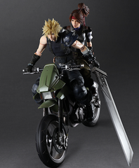 Action Figure Play Arts Kai JESSIE, CLOUD & MOTORCYCLE SET