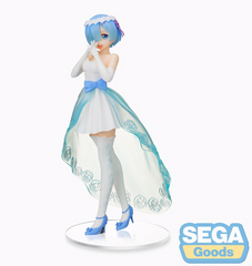 Scale Statue Sega SPM Rem Wedding Dress Re:ZERO -Starting Life in Another World
