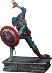 Scale Statue Iron Studios Zombie Captain America